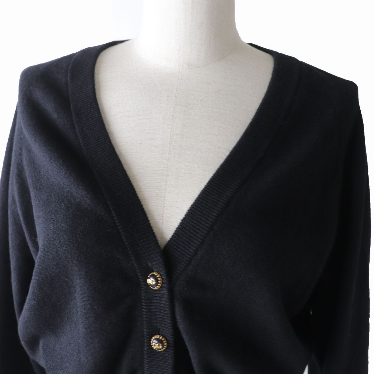 極美品☆正規品 DOLCE＆GABBANA ドルチェ＆ガッバーナ DGボタン付  