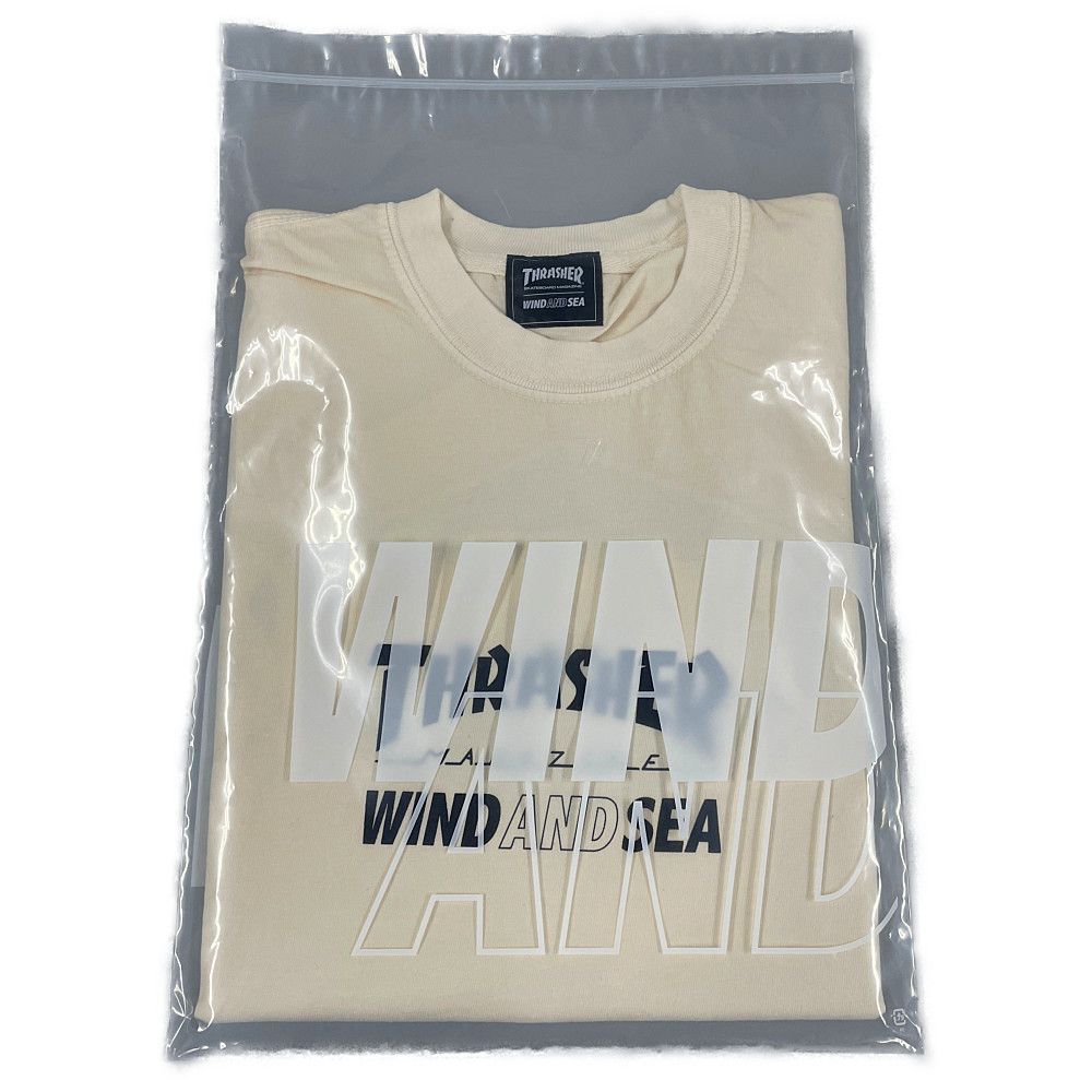 WIND AND SEA ウィンダンシー ×THRASHER スラッシャー 23SS 半袖Ｔシャツ アイボリー サイズS 正規品 / B3843