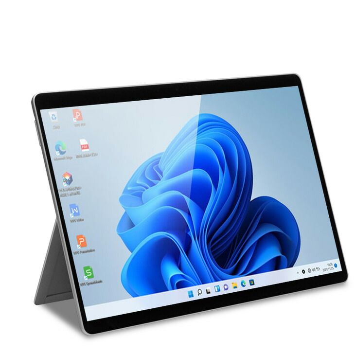 【中古】Microsoft Surface Pro8 中古 タブレット Office Win11 7in1ハブ+新品BTキー+ペン+マウス[core i5 1145G7 メモリ8GB SSD128GB カメラ 13インチ]：良品