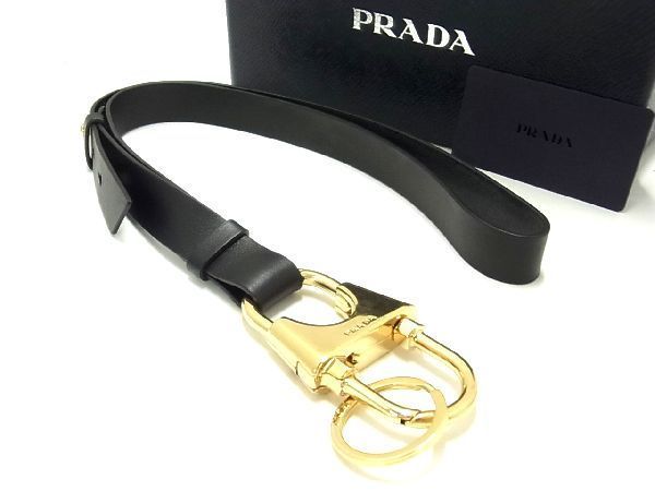 □新品同様□ PRADA プラダ 2PP117 レザー ネックストラップ