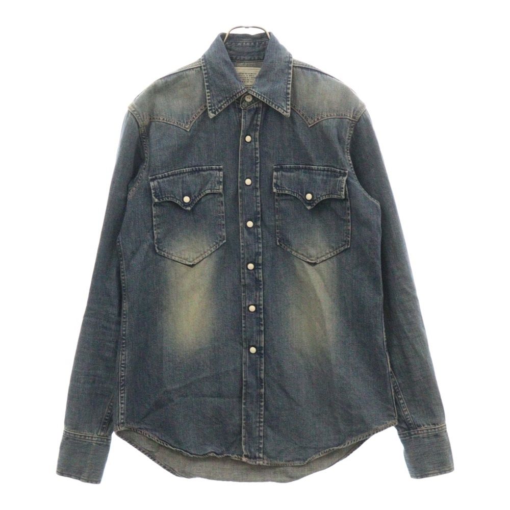 FOB FACTORY (エフオービー ファクトリー) DENIM WESTERN SHIRT デニムウエスタンシャツ F3152 インディゴ