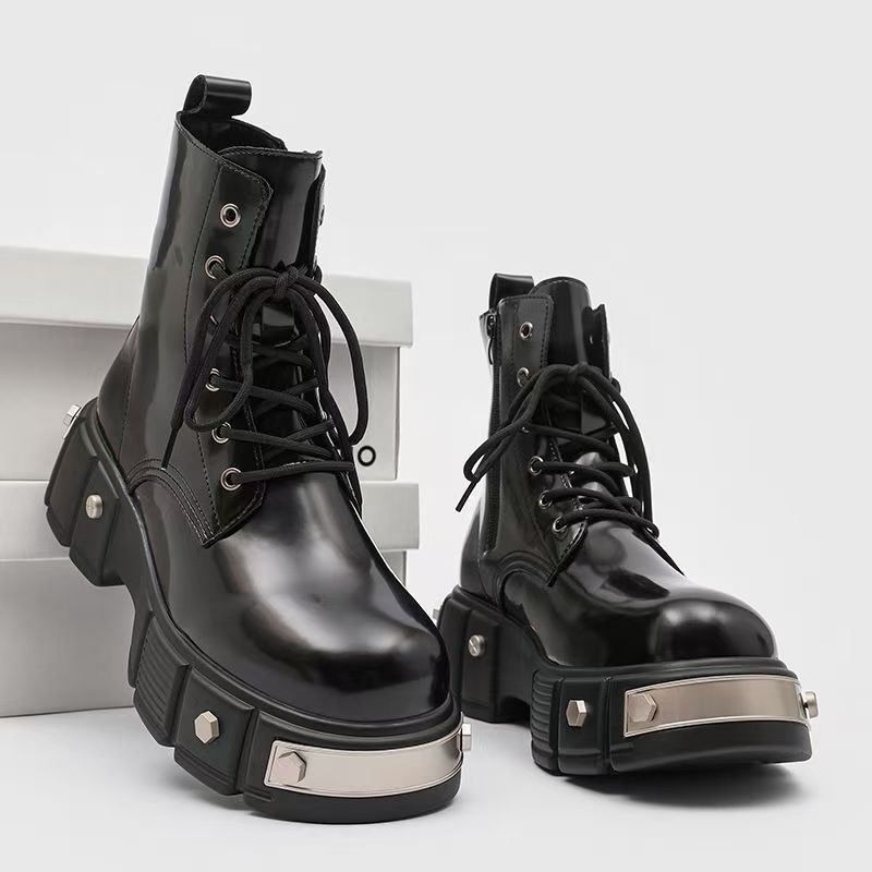 特攻 ブーツ 白 26.5cm/➁ホワイト ライダーブーツ バイクブーツ