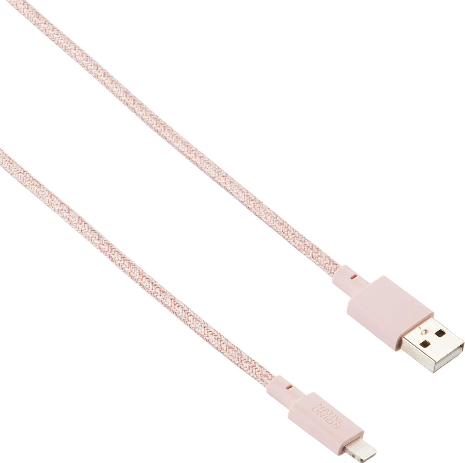 ネイティブユニオン] iPhone充電ケーブル Lightning ライトニング ケーブル BELTCABLE ROSE 3m