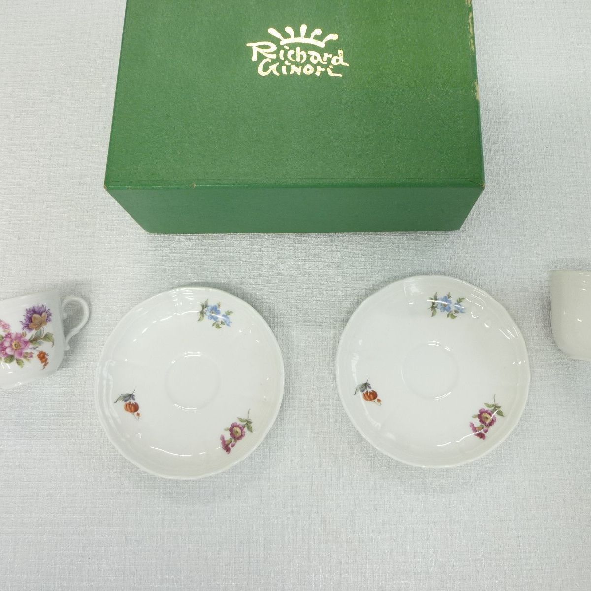 リチャードジノリ　セット リチャードジノリイタリア製カップ＆ソーサー4客セット