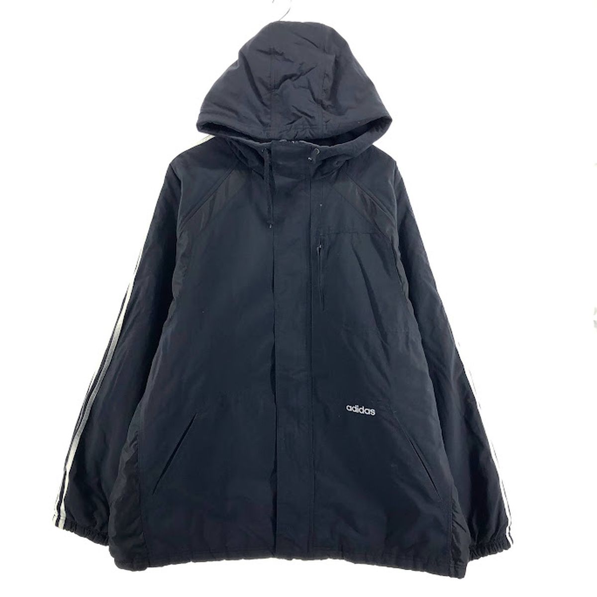 古着 アディダス adidas リバーシブル 中綿入り スウェット×ナイロン 