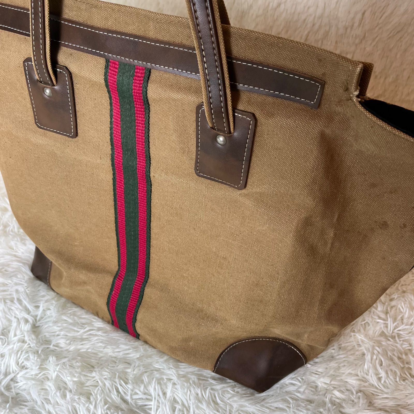 60年代 初期タグ ヴィンテージ PORTER トートバッグ 大容量 キャンバス