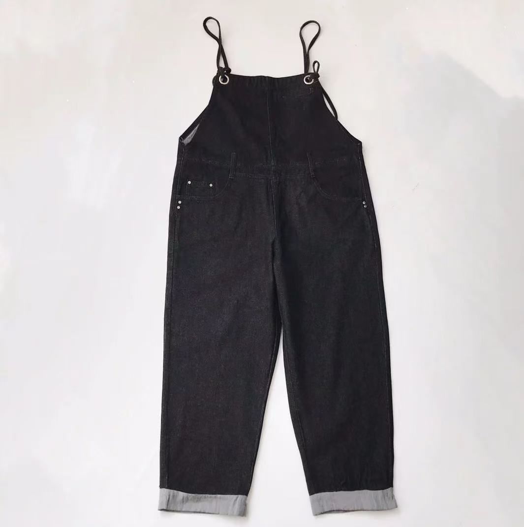DANTON ダントン デニム レディース イージーパンツ ジーンズ デニムパンツ M L 38 40 ストラップ付き 通勤 通学 日常用 おしゃれ かわいい