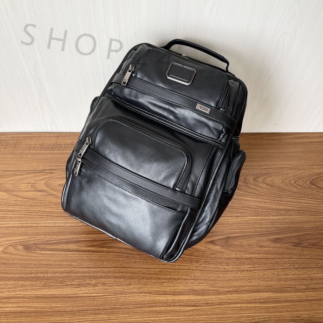 新品未使用 TUMI ALPHA3 本革 レザー リュック ビジネスバッグ バックパック ブリーフパック アルファ3 9603578 - メルカリ