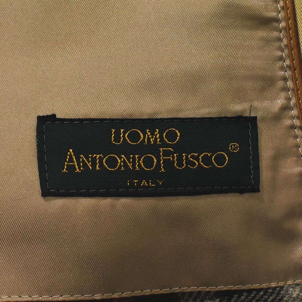 ANTONIO FUSCO ITALY 比翼コート ヴィンテージ 古着 - アウター