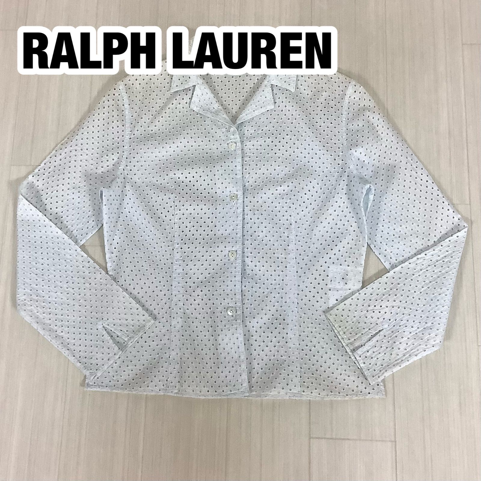 RALPH LAUREN ラルフローレン シースルー 長袖シャツ ブラウス
