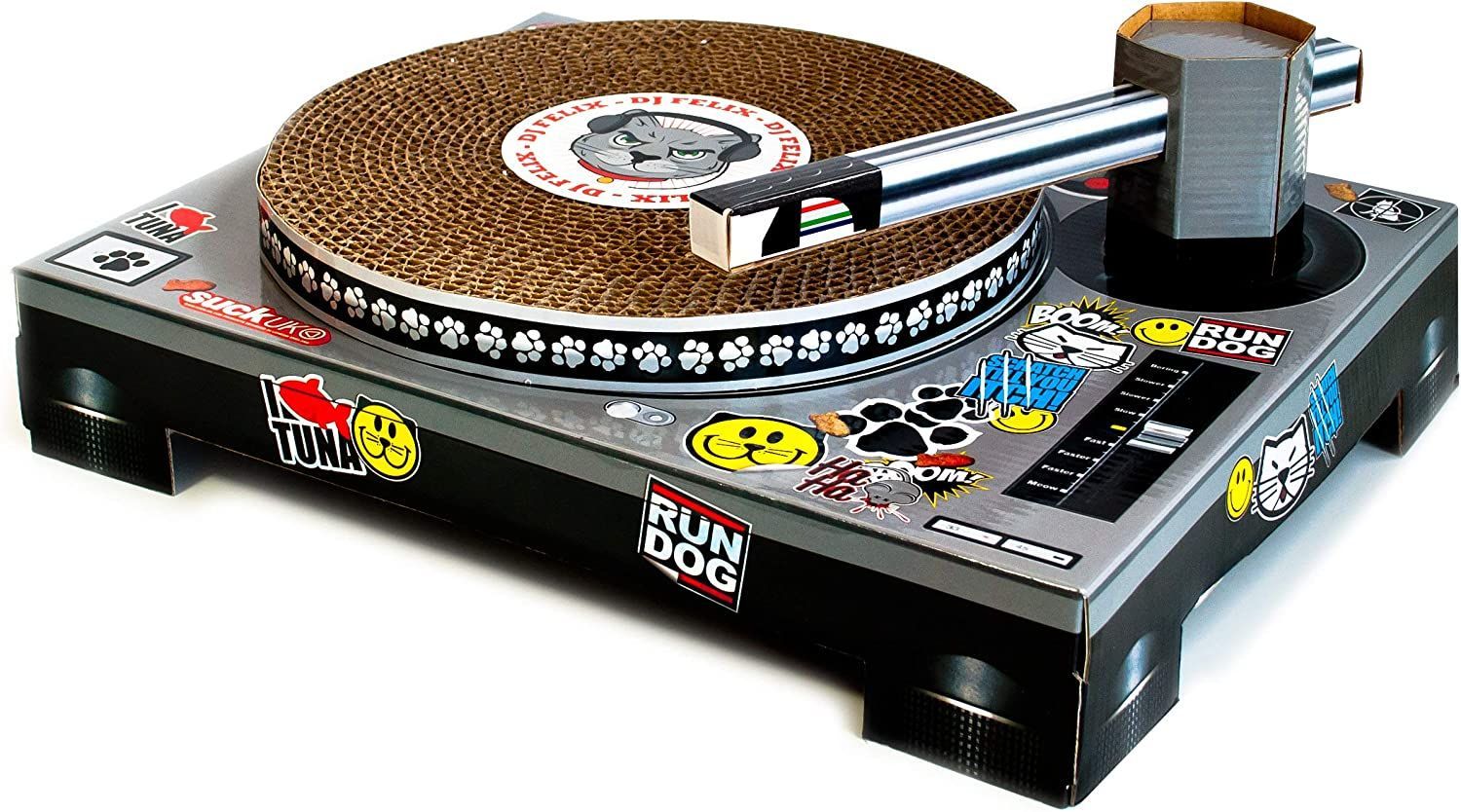 猫 爪とぎ SUCK UK Cat DJ Scratching Deck サックユーケー キャット DJ スクラッチ デッキ ターンテーブル型 人気  段ボール おもちゃ ストレス解消 爪磨き おしゃれ雑貨 ペットグッズ 面白い プレゼント クリスマス - メルカリ