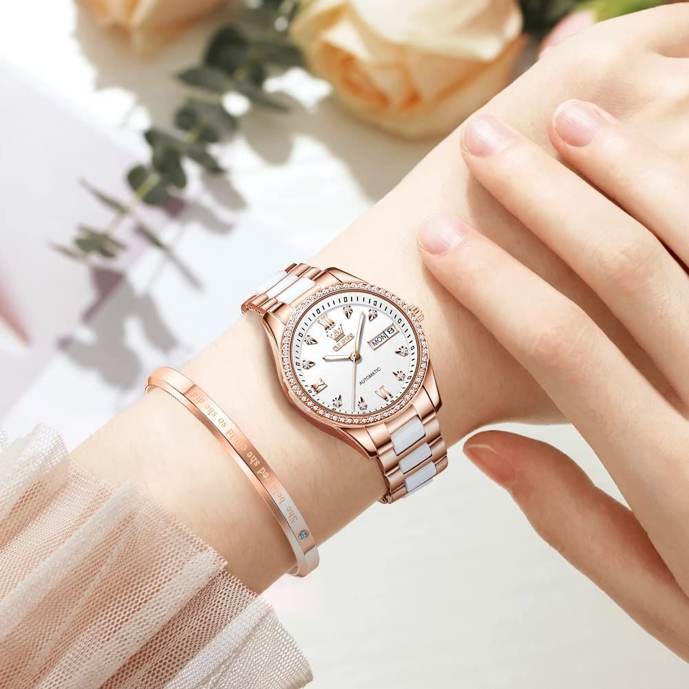 在庫処分】人気 おしゃれ 腕時計 レディース 女性用 防水 機械式 うで