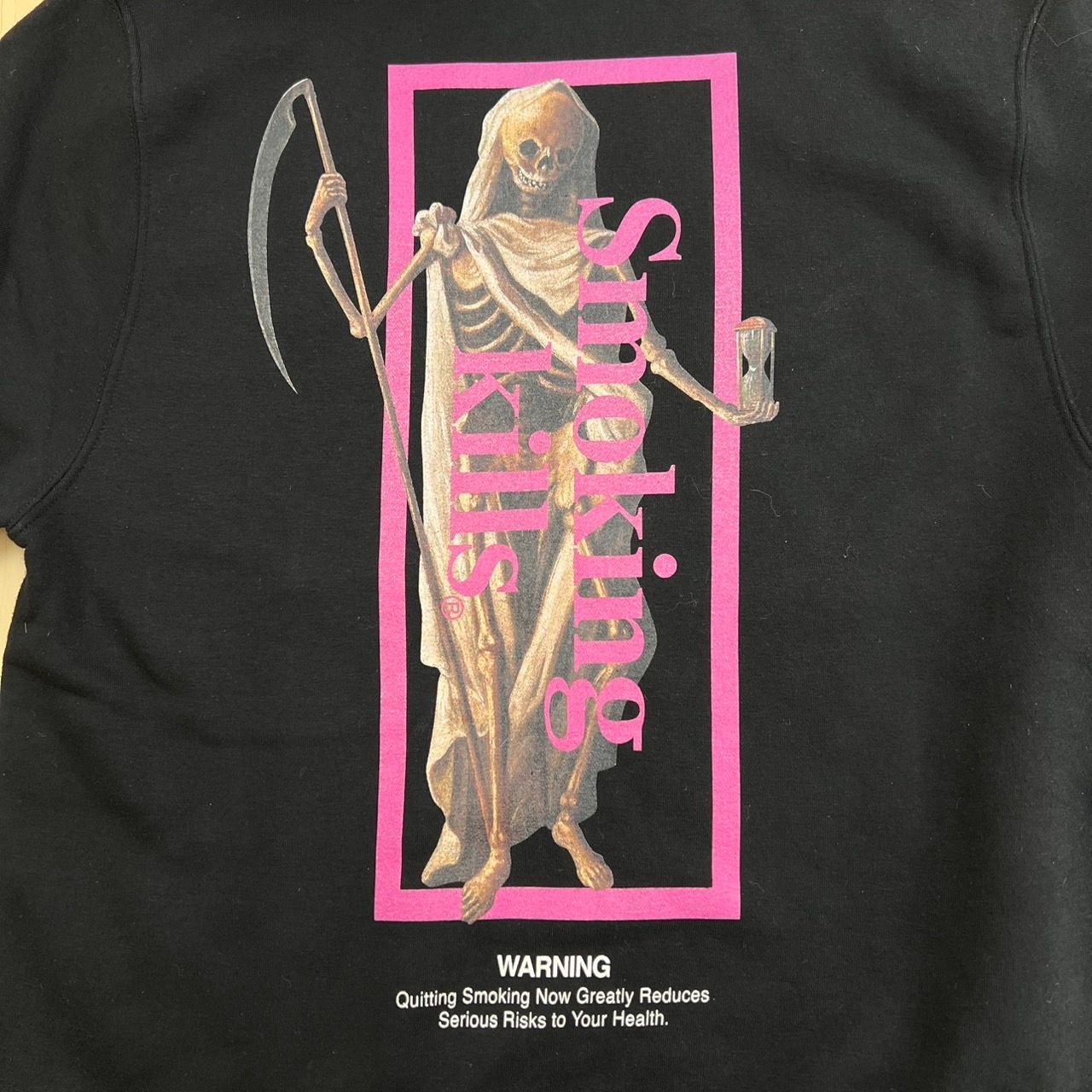 FR2 No Smoking killsパーカー ブラック FR2 エフアールツー Smoking Kills パーカー 死神 ブラック M