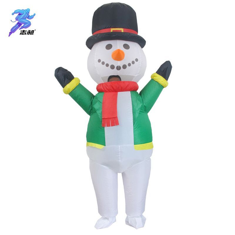 雪だるま風船服クリスマスハロウィン祝日レイヴステージパーティ出演衣装です