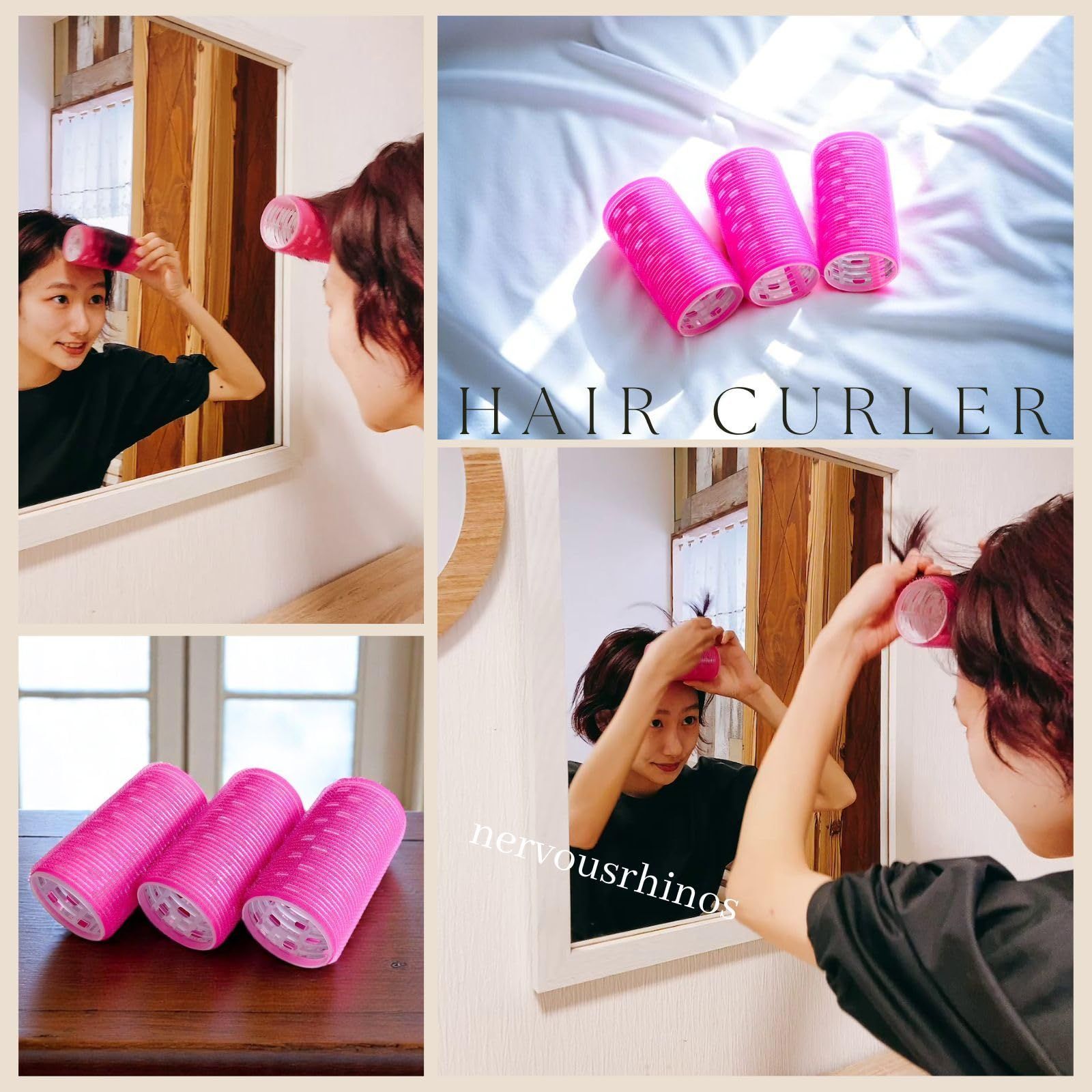 curlin ヘアカーラーセット Amazon | K-Bom カーラー 巻き髪 寝ながら hair curler ヒート