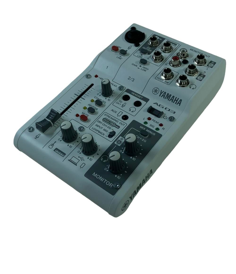 YAMAHA ミキシングコンソール AG03 元箱 YAMAHA ミキシングコンソール AG03 元箱 YAMAHA ミキシングコンソール