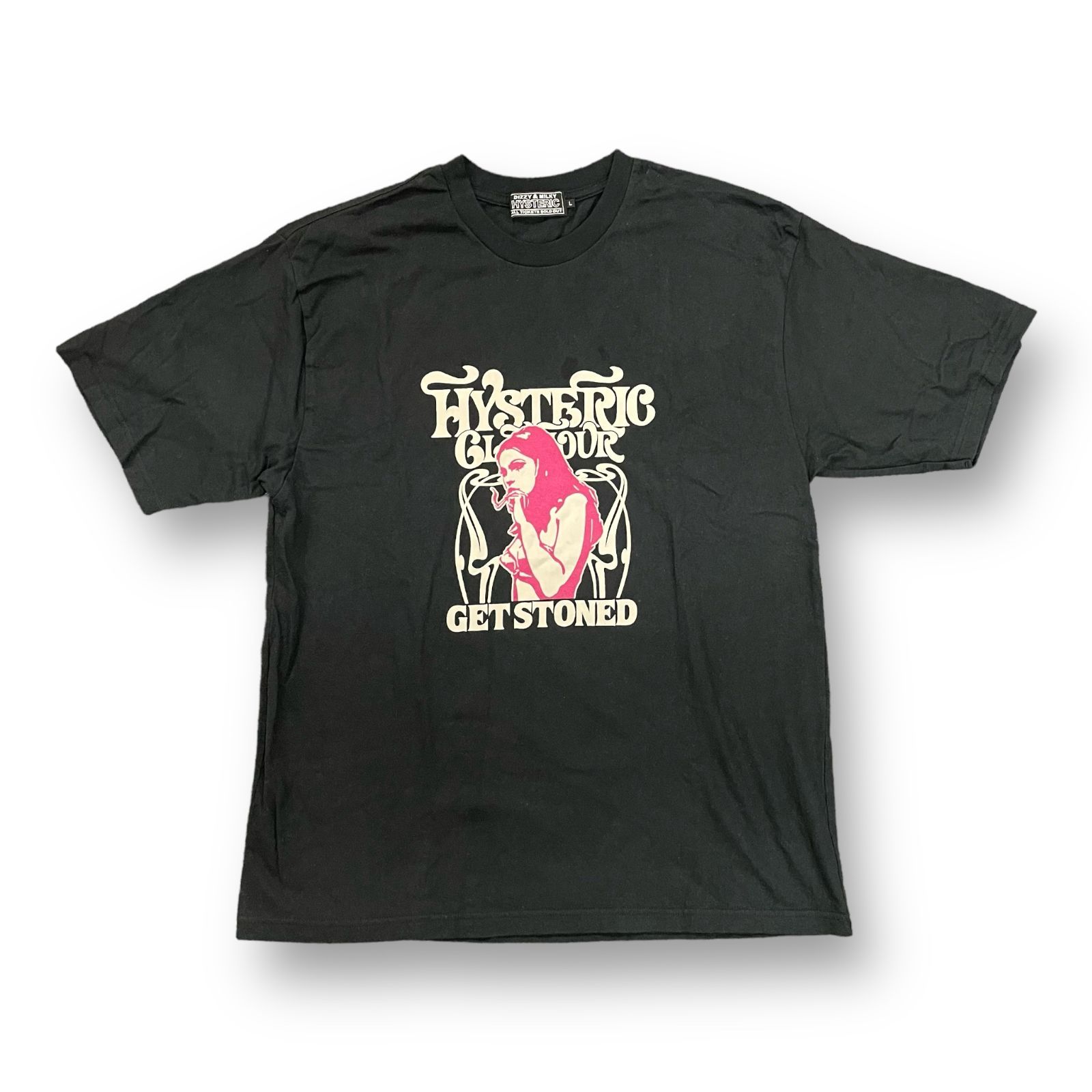 HYSTERIC GLAMOUR 23SS GET STONED Tシャツ ガールプリント Tシャツ 