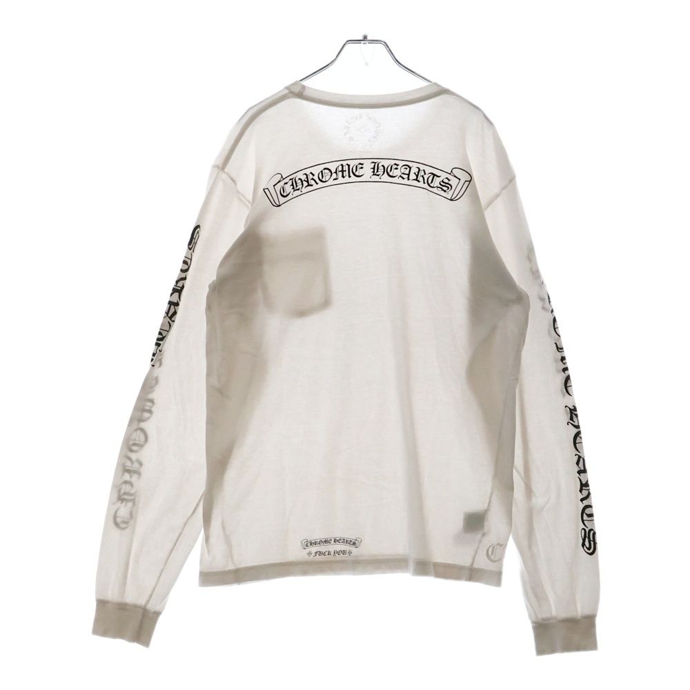 CHROME HEARTS (クロムハーツ) CH L S 1 バックスクロールロゴプリント