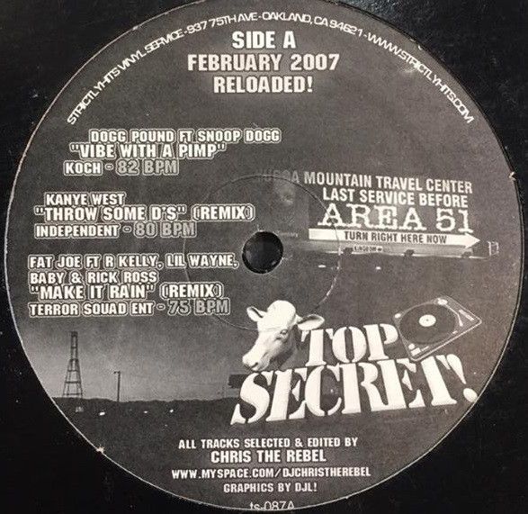 米12” Various Top Secret! February 2[007] Reloaded! TS087 Strictly Hits ...
