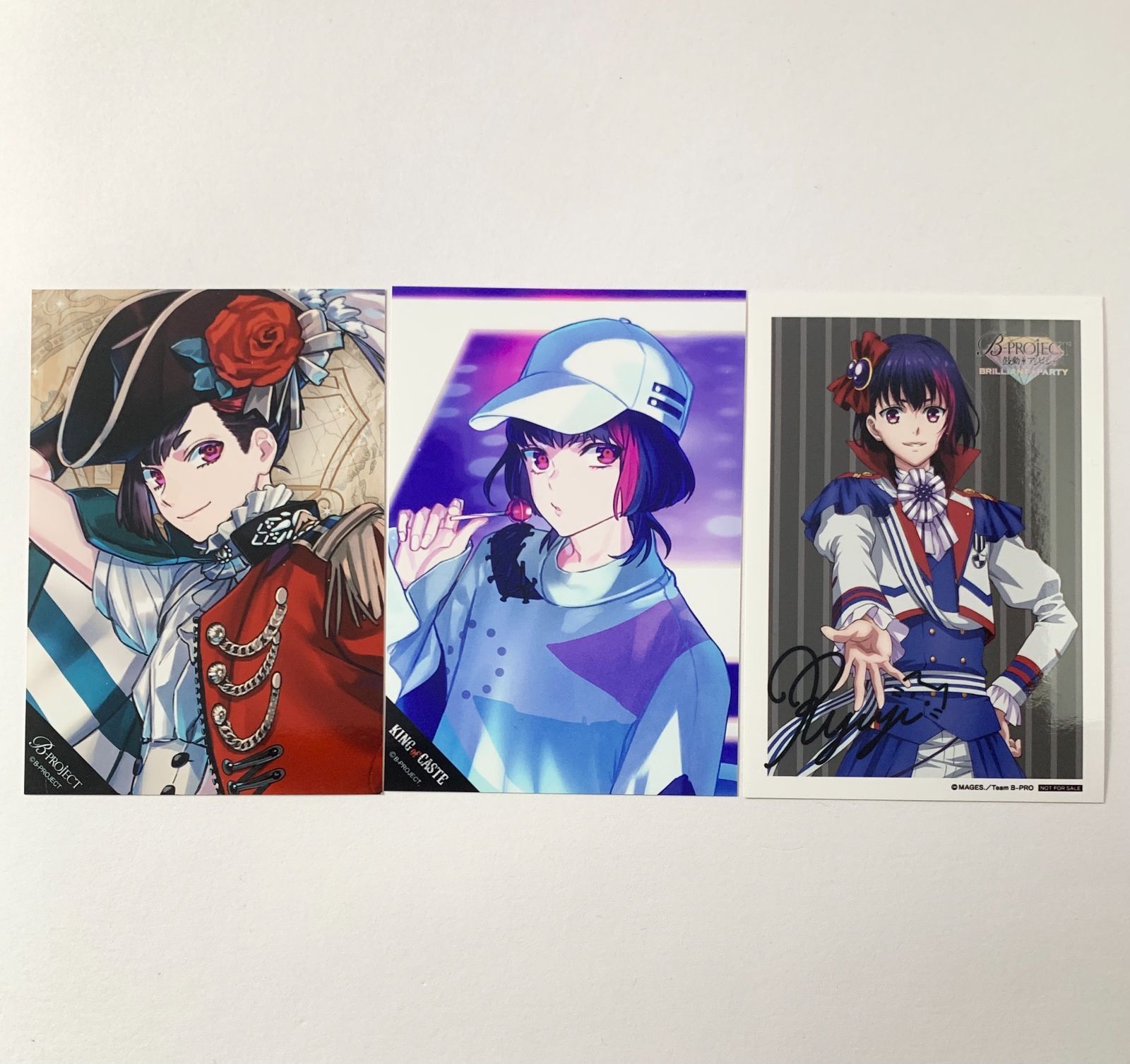 まとめ売り】 B-PROJECT Bプロ 是国竜持 ブロマイド 3枚セット