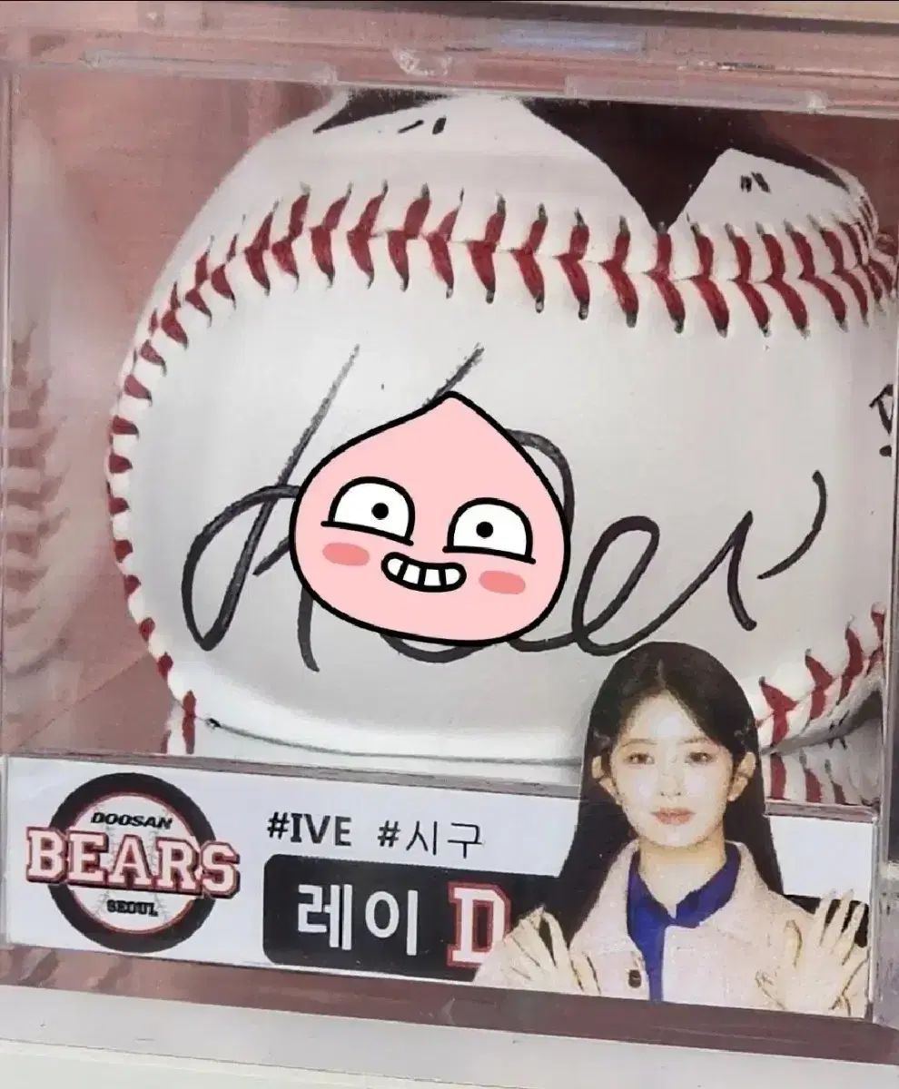 IVE ファンコン レイ サインボール IVE レイ 直筆サイン入りボール