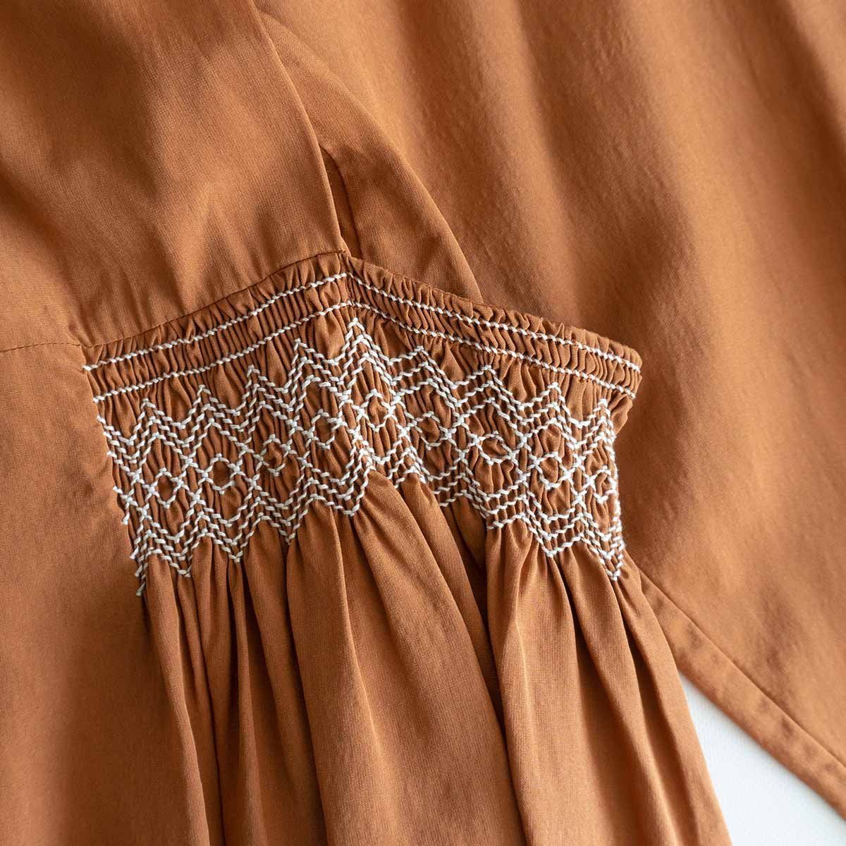 未使用品/2021年】 ARTS&SCIENCE 【Side smocking slip on dress】定価