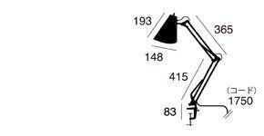 light desk-arm BK Snail スネイルデスクアームライト STUDIO ブラック