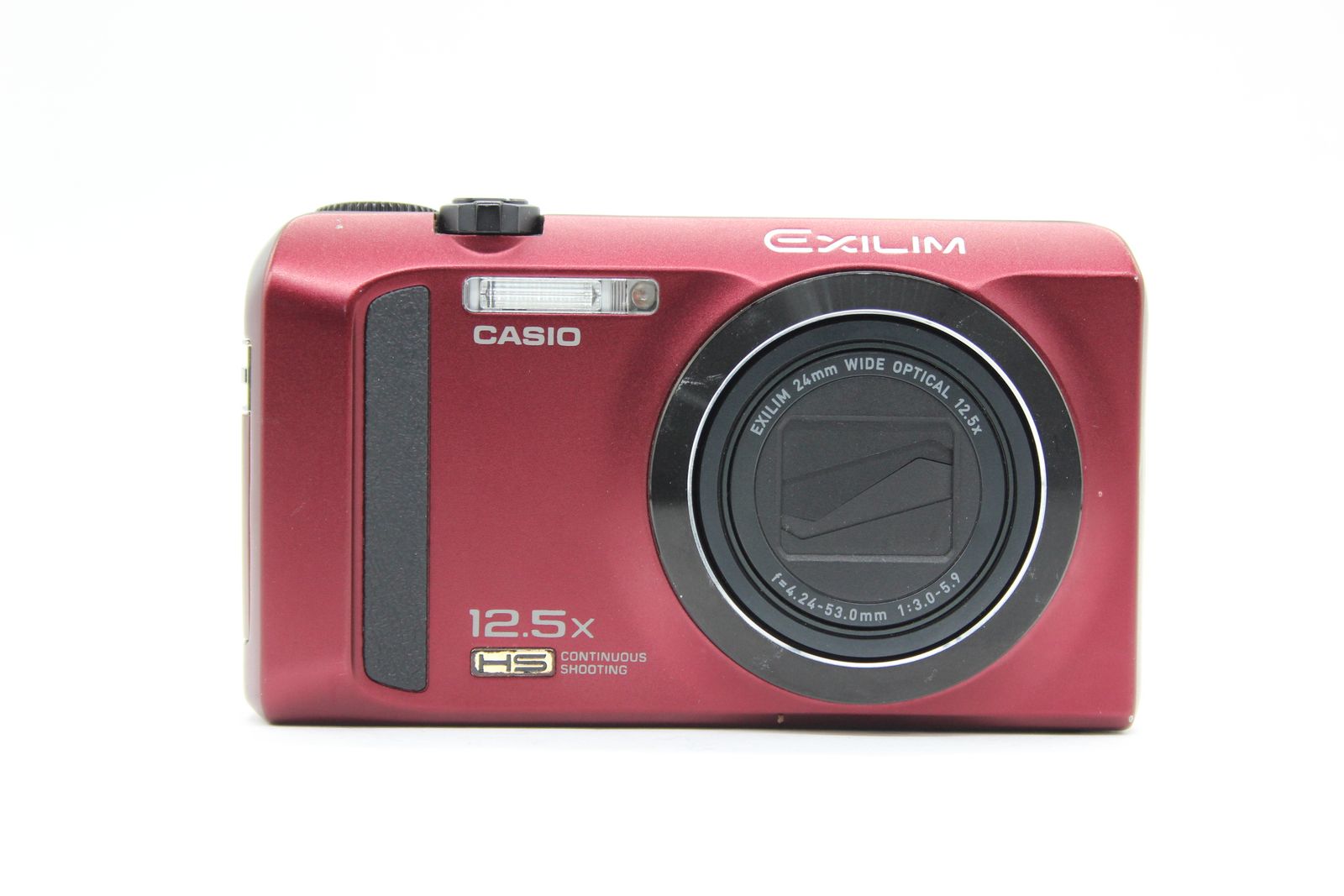 返品保証】 カシオ Casio Exilim EX-ZR300 レッド 24mm Wide 12.5x ...