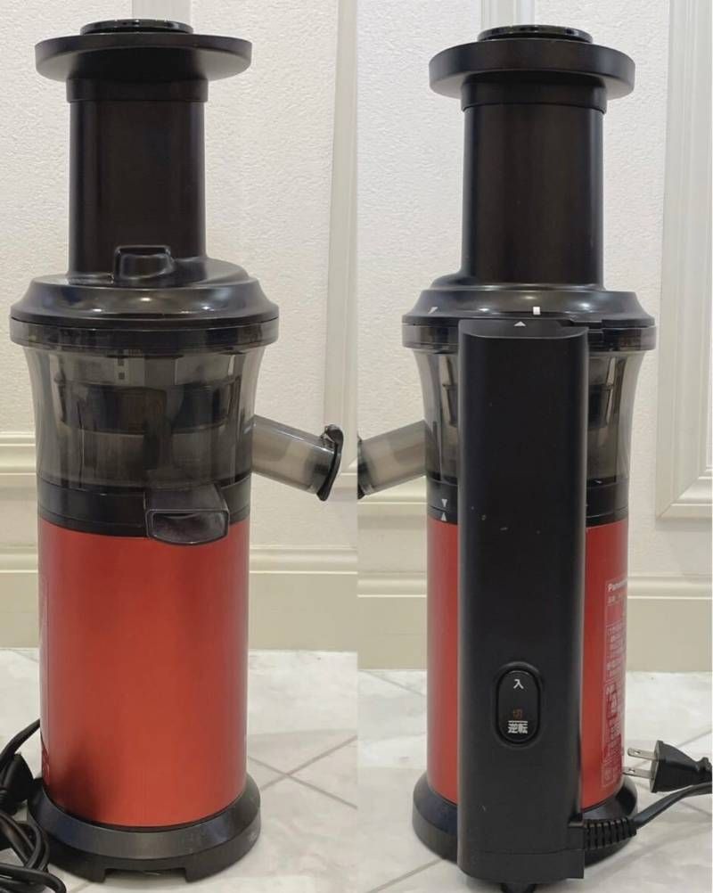 未使用】Panasonic MJ-L400-R 低速ジューサー メタリックレッド Panasonic（パナソニック） 低速ジューサー｜MJ-L400-R｜[通販