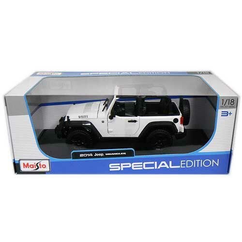 Maisto (マイスト) 2014 Jeep Wrangler ホワイト 1/18 ジープ