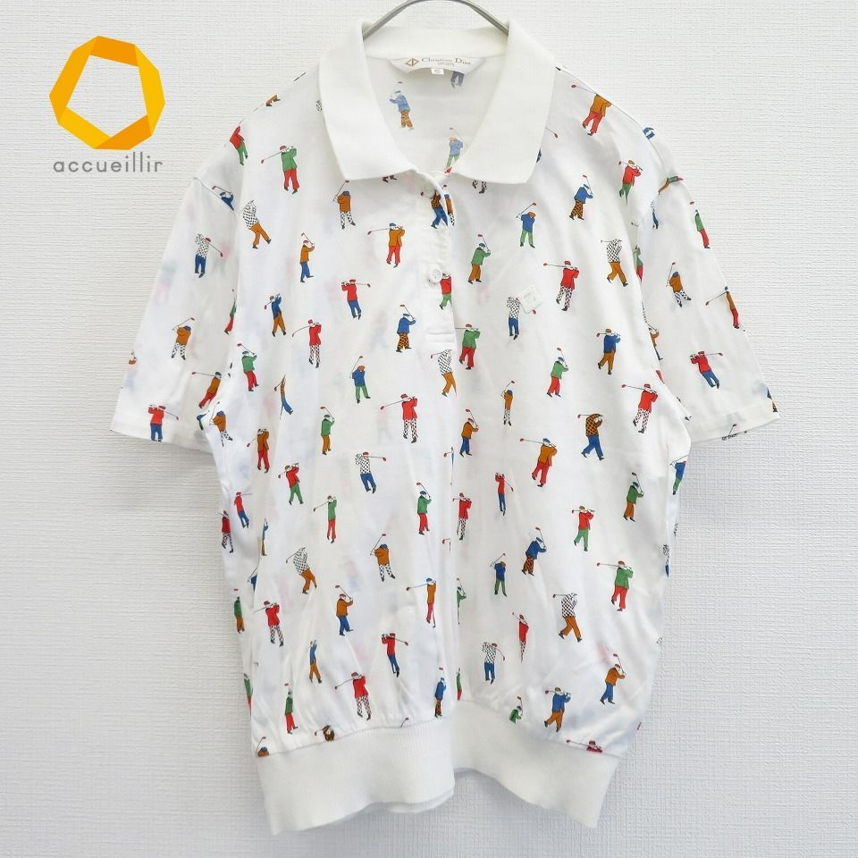 激レア 美品 クリスチャンディオールスポーツ 半袖ポロシャツ Tシャツ ゴルフ 激レア 美品 クリスチャンディオールスポーツ 半袖ポロシャツ T
