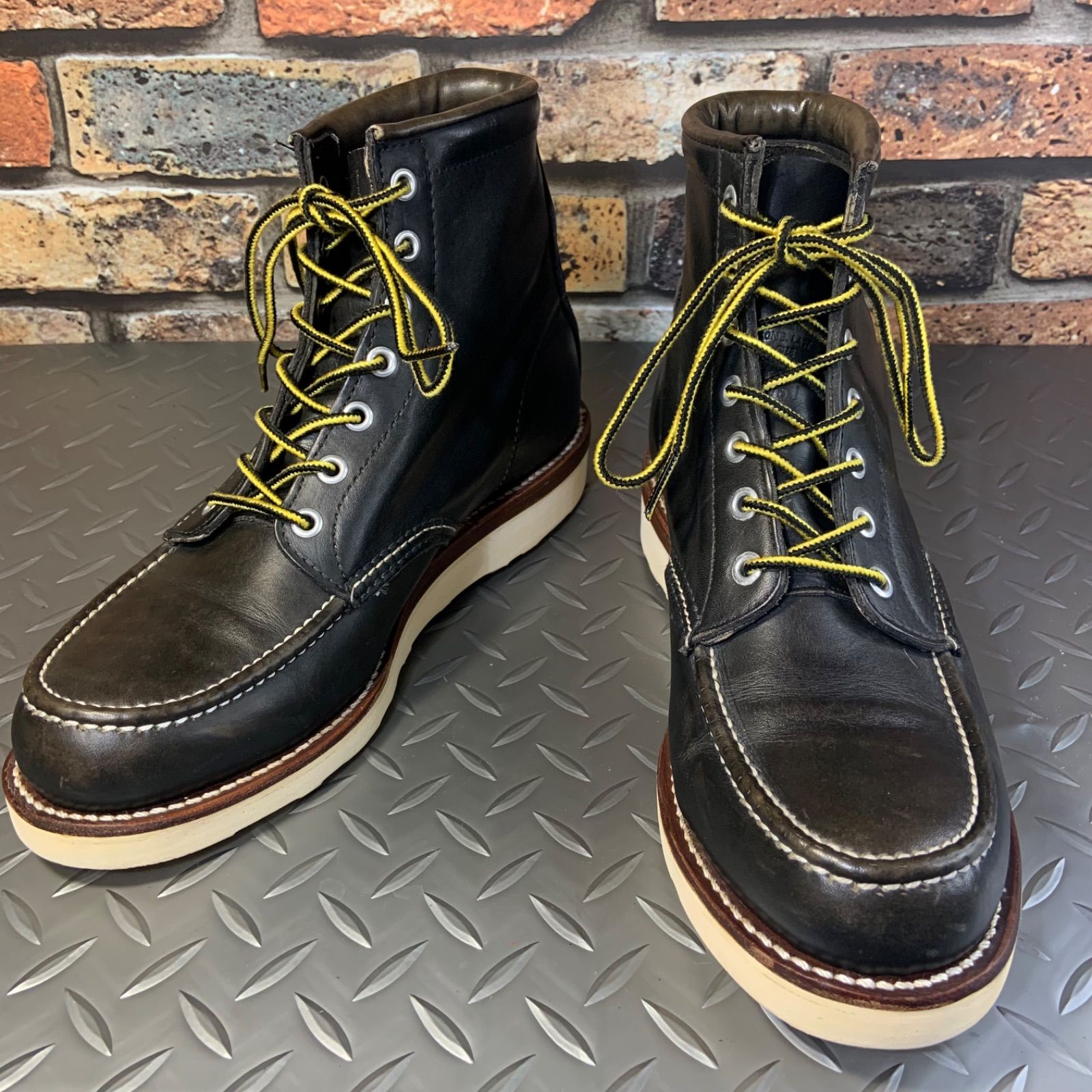 Chippewa モックトゥワークブーツ 1997年製 US7.5E JP25.5㎝ チペワ アメリカ製 25I24-chipp