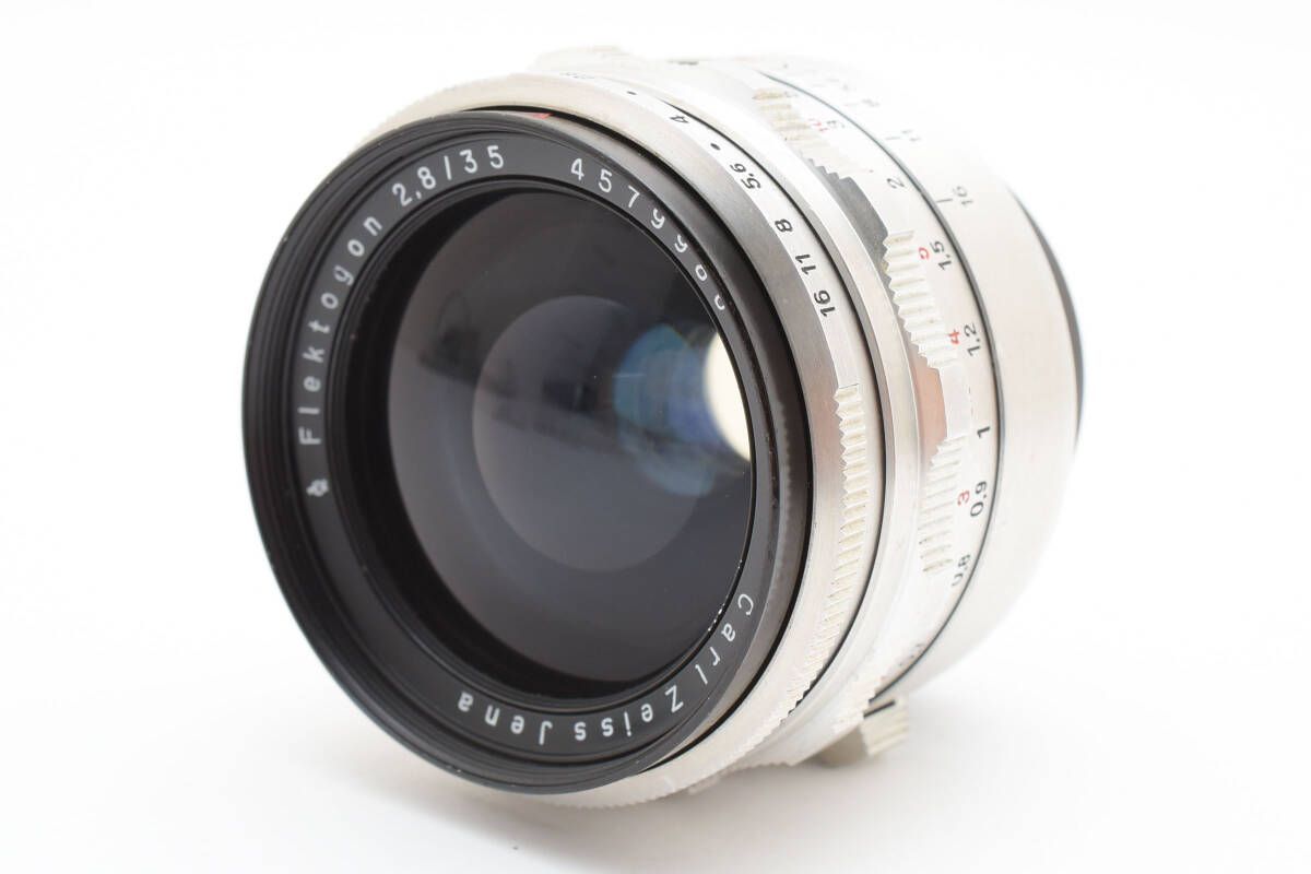 ☆カールツァイス Carl Zeiss Jena Flektogon 35mm f2.8 エキザクタ