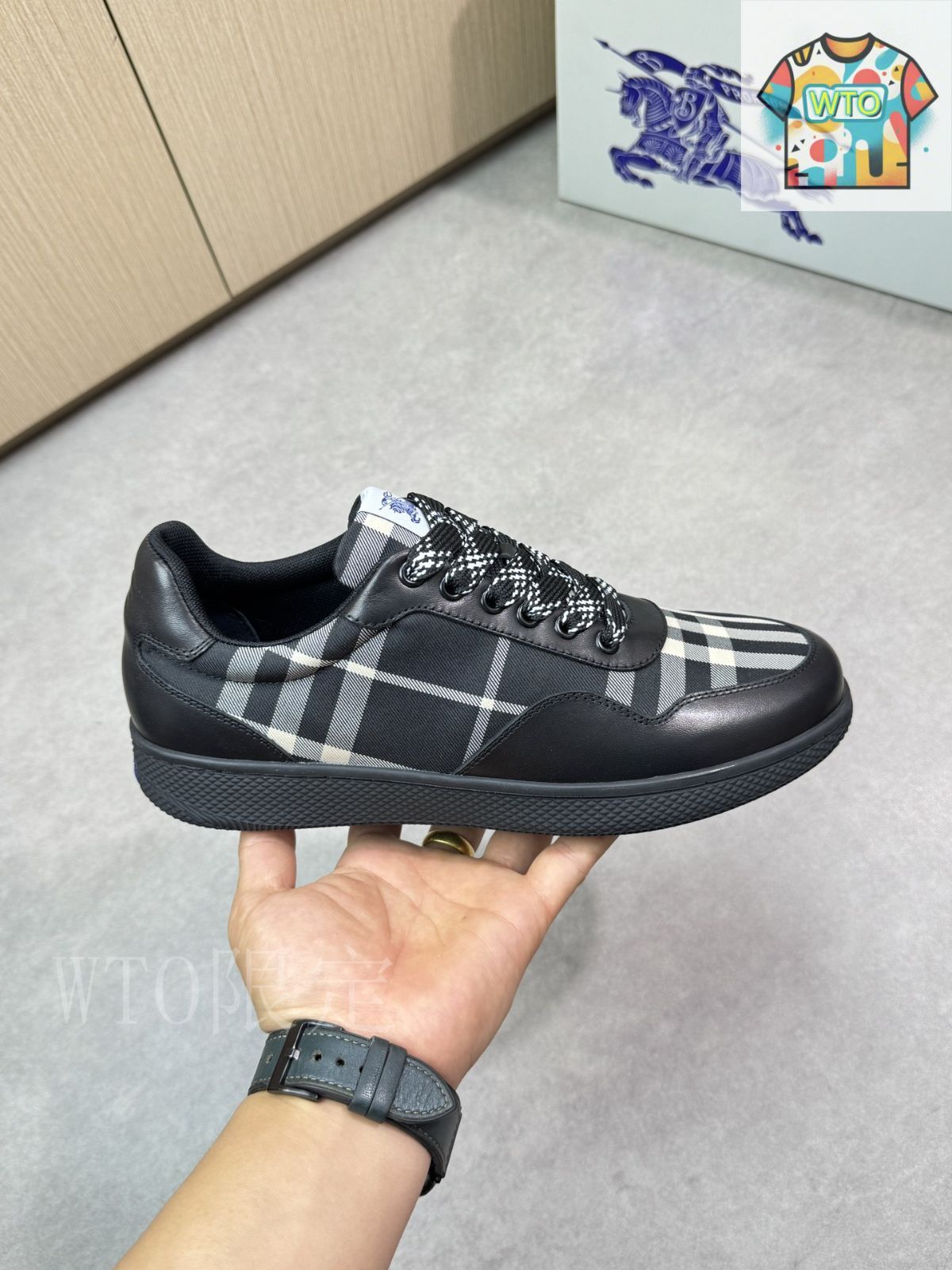 バーバリー（BURBERRY） メンズ カジュアル スニーカー07-3