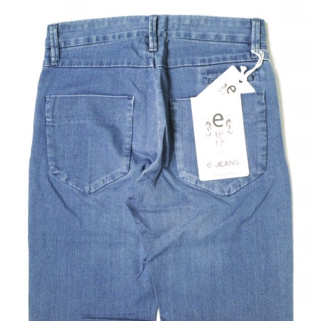 新品 e JEANS イージーンズ SEA HORSE SLIM 岡山児島 ダメージ＆リペア 