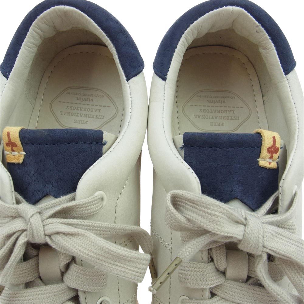 VISVIMネイビー ローカットスニーカー 新品・希少品 visvim ネイビー