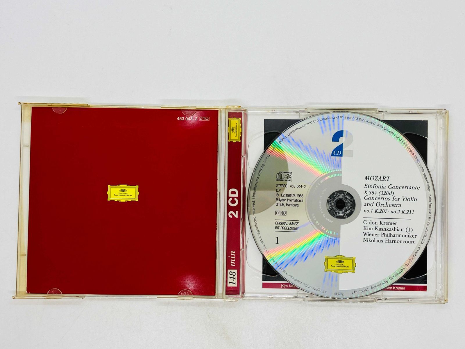 2CD 独盤 モーツァルト 5つのヴァイオリンコンサート