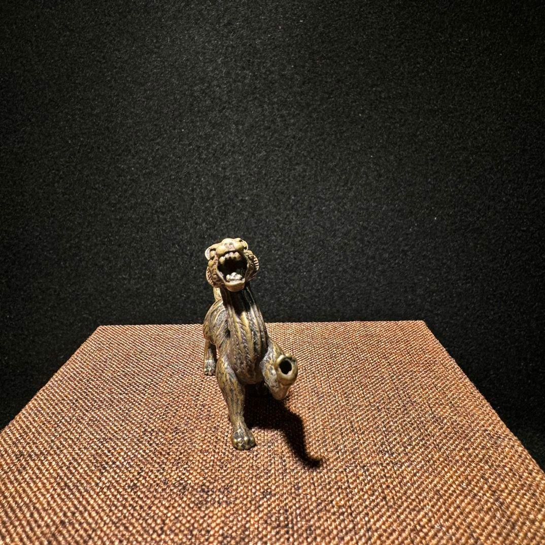 銅細工 カエル エル香挿 茶寵 香道具 装飾品 工芸品 美術品