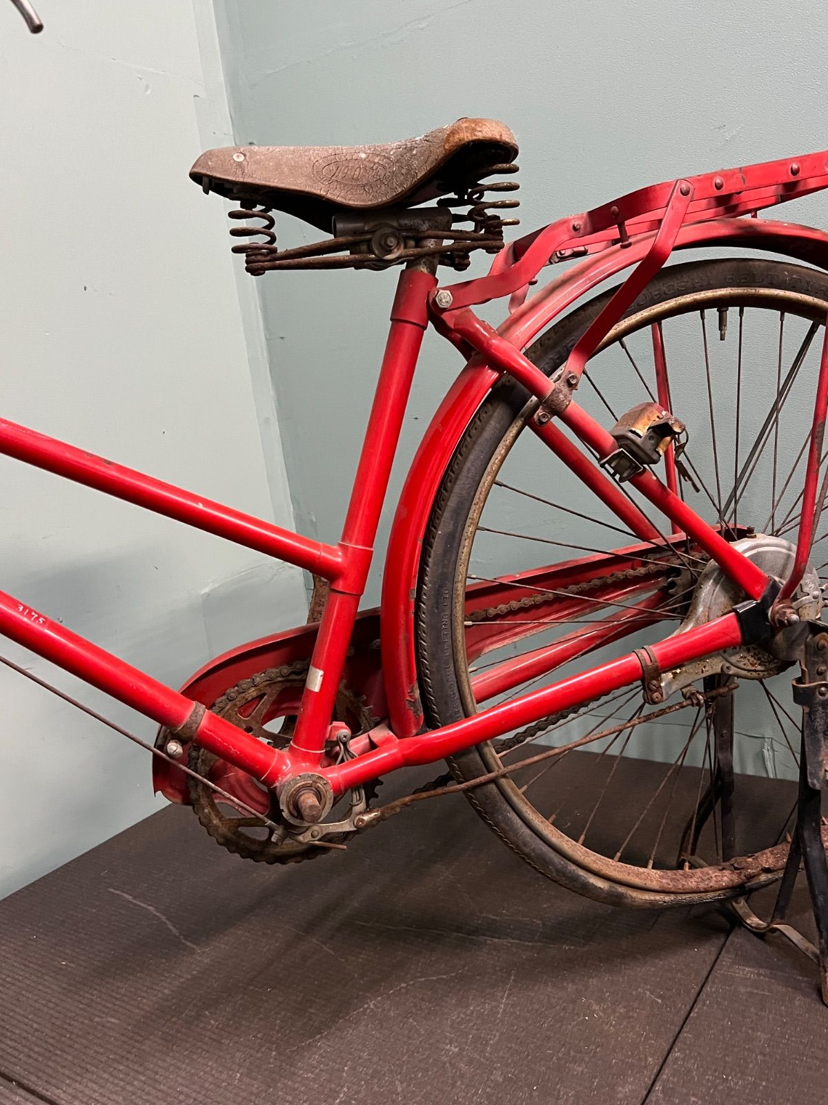 ⭐︎ ツノダ ヴィンテージ 自転車 昔 自転車 赤 - メルカリ