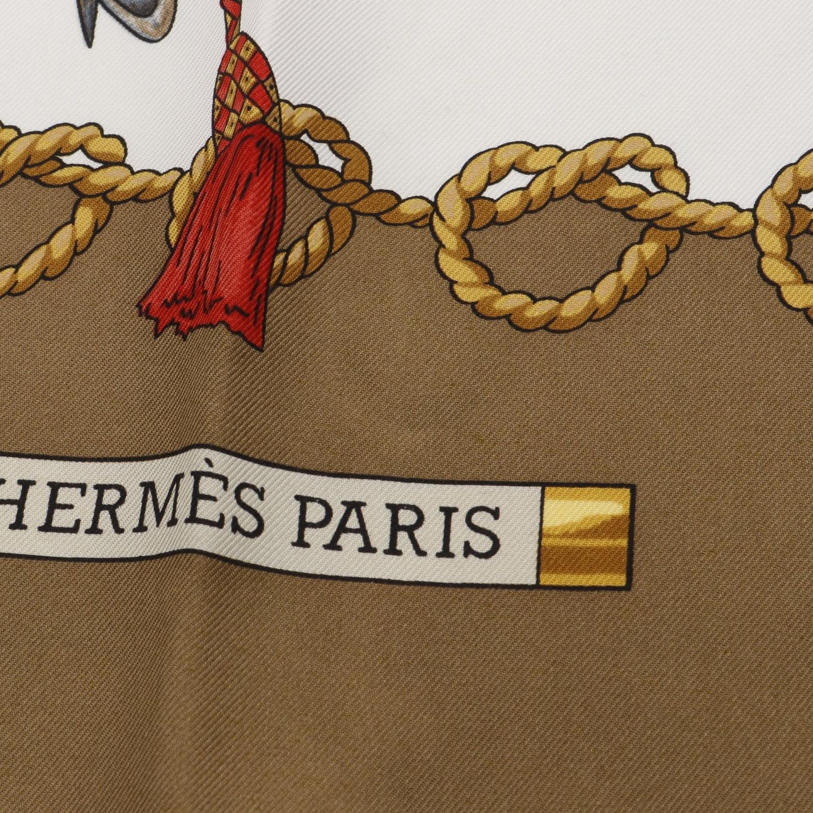 エルメス HERMES スカーフ カレ90 LES OISEAUX DU ROY シルク スカーフ
