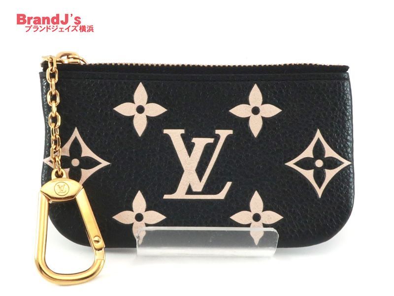 ルイヴィトン カードキーケース ポシェット クレ M80885 バイ モノグラムアンプラント キーリング付きコインケース LOUIS VUITTON |34012
