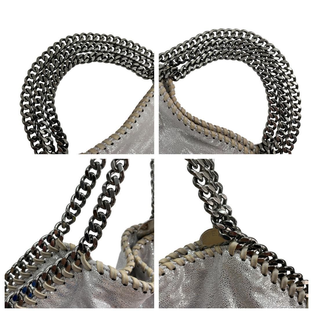 美品 ステラマッカートニー トートバッグ 3本チェーントート