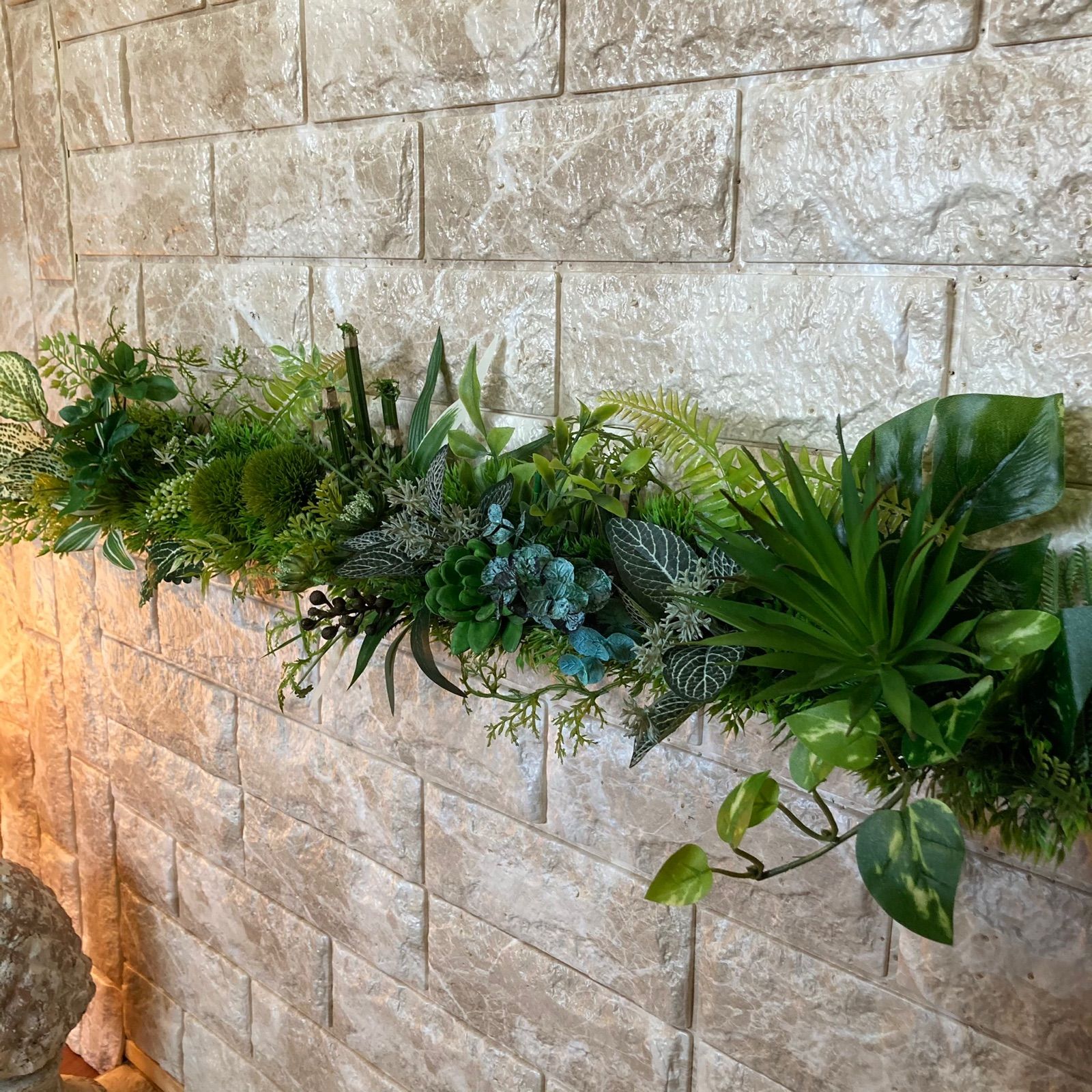 光触媒 人工観葉植物 ウォールグリーン 造花 インテリア603540 - メルカリ