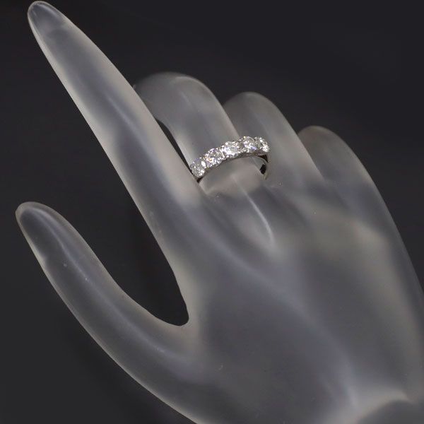 Pt900 ダイヤモンド リング 1.187ct 一文字 - メルカリ 