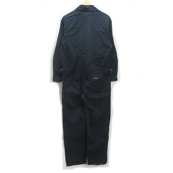 H■ディッキーズ/Dickies 長袖オーバーオール 作業着 つなぎ【L】黒/MENS■9【中古】