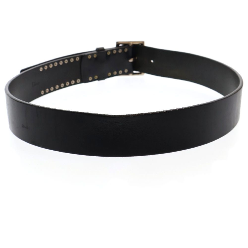 DIOR HOMME ディオールオム　スタッズ装飾 レザーベルト Dior HOMME (ディオールオム) スタッズ装飾レザーベルト