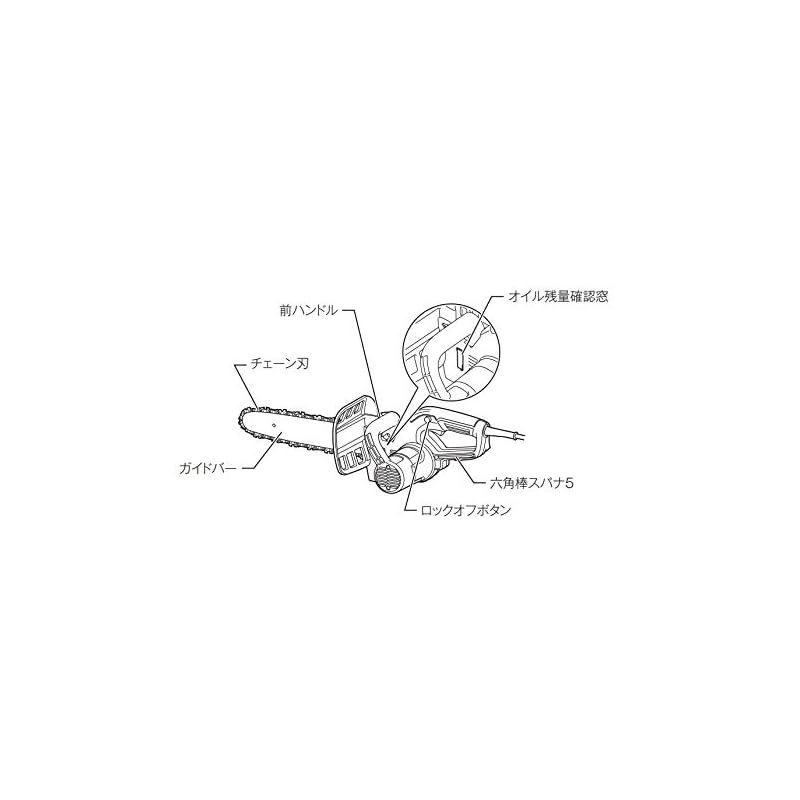 マキタ(Makita) 電気チェンソー ガイドバー300mm 緑 AC100V コード2m M503 1 - メルカリ