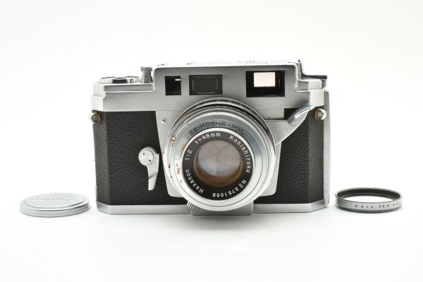 ジャンク Konica IIIA コニカ フィルムカメラ Hexanon 1 2 f 48mm 4757_12_80