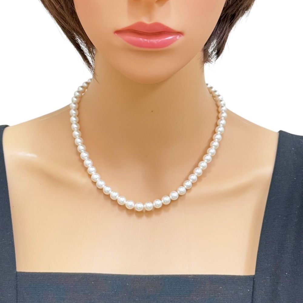 タサキ ネックレス シルバー アコヤパール レディース TASAKI 中古  