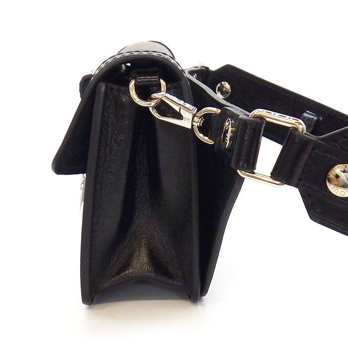 AULENTTI バックル ボディバッグ バッグ ウエストバッグ レザー